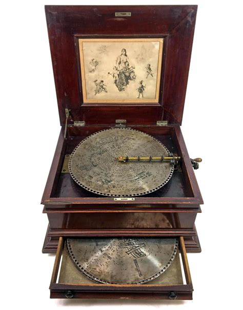 music box metal disc turntable|Metal Music Box Disc .